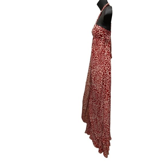 Bcbg Max Azria  womens maxi halter neck  evening dress - Picture 5 of 16